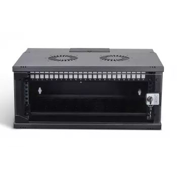 Armário de parede DIGITUS SOHO Pro DN-49201-SET — 19 polegadas 4HE, 540x400 mm, IP20, fechadura com chave