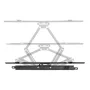 Suporte de parede exterior Manhattan para televisores e monitores, totalmente articulado, para ecrãs de 37-65 polegadas, VESA 200x200-600x400 mm, até 50 kg, resistente às intempéries, preto