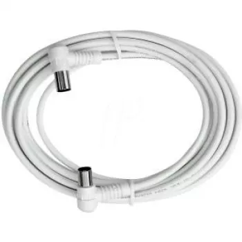 Cabo coaxial Axing BAK 993-00 branco