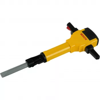 Theo Klein 8405 Martelo demolidor Bosch I a pilhas com movimento de subida e descida da broca I com som de motor e luz intermitente I dimensões: 28 cm x 7 cm