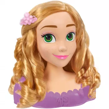 Disney Princess - Rapunzel Cabeça de Estilo, Cabeça de Maquilhagem e Penteado