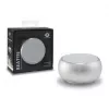 Conceptronic BEATTIE 01S coluna Bluetooth sem fios, 3 W, Bluetooth 3.0+HS, microfone integrado, microSD, Micro-USB, prateada