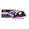 Ferro de engomar a seco e a vapor Adler AD 5022 base cerâmica roxo, 2200 W