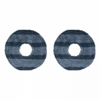 Panos de limpeza de substituição para aspirador robô Eufy série C20, pack de 2, cinzento/azul