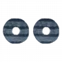 Panos de limpeza de substituição para aspirador robô Eufy série C20, pack de 2, cinzento/azul