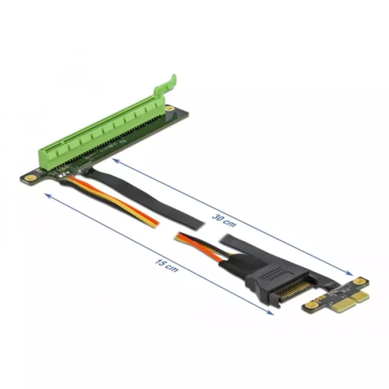 Placa riser PCI Express x1 para x16 DeLOCK 85762