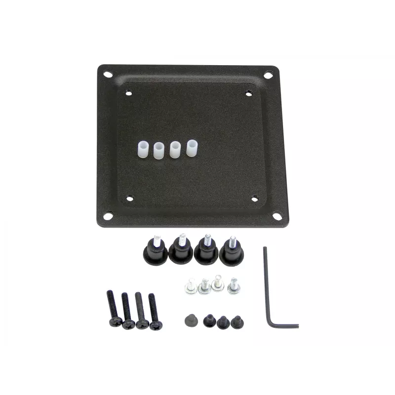 Kit de placa de conversão Ergotron 75 mm para 100 mm preto aço