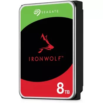 Conjunto SEAGATE NAS HDD 2x8TB IronWolf 7200rpm 6Gb/s SATA 256MB cache 8.9cm 3.5inch 24x7 CMR para sistemas NAS e RAID Rackmount BLK