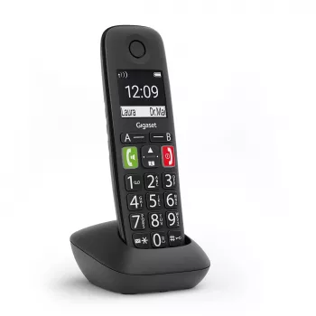 Gigaset Hearing Aid.DECT E290HX preto aparelho adicional