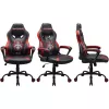 Cadeira de escritório Subsonic SA5573-IM1 assento acolchoado encosto acolchoado branco
