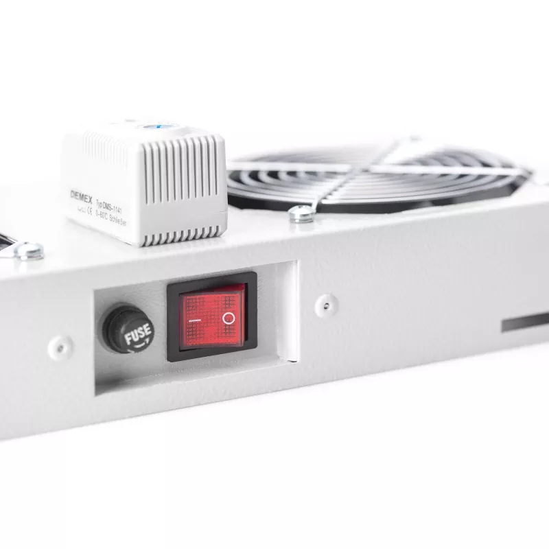 Unidade de ventilador de teto Digitus DN-19 FAN-2-WM-T