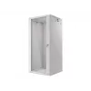 Armário de instalação de parede Lanberg 19'' 27U 600x600 mm cinzento (porta de vidro)