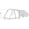 Easy Camp Eidfjord avançado de túnel para autocarro, cinzento, modelo 2025