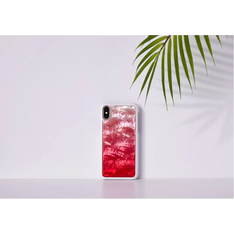 Capa para telemóvel iKins para iPhone XS / iPhone X — Pink Lake White capa de proteção