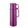 Garrafa térmica de vidro ROTPUNKT, capacidade 0,750 l, uva brilhante (violeta episcopal)