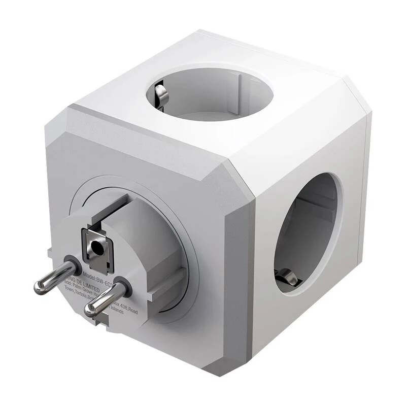 BlitzWolf BW-EC2 Power Cube 8em1 (4xAC / 2 x USB-A / 2 x USB-C)