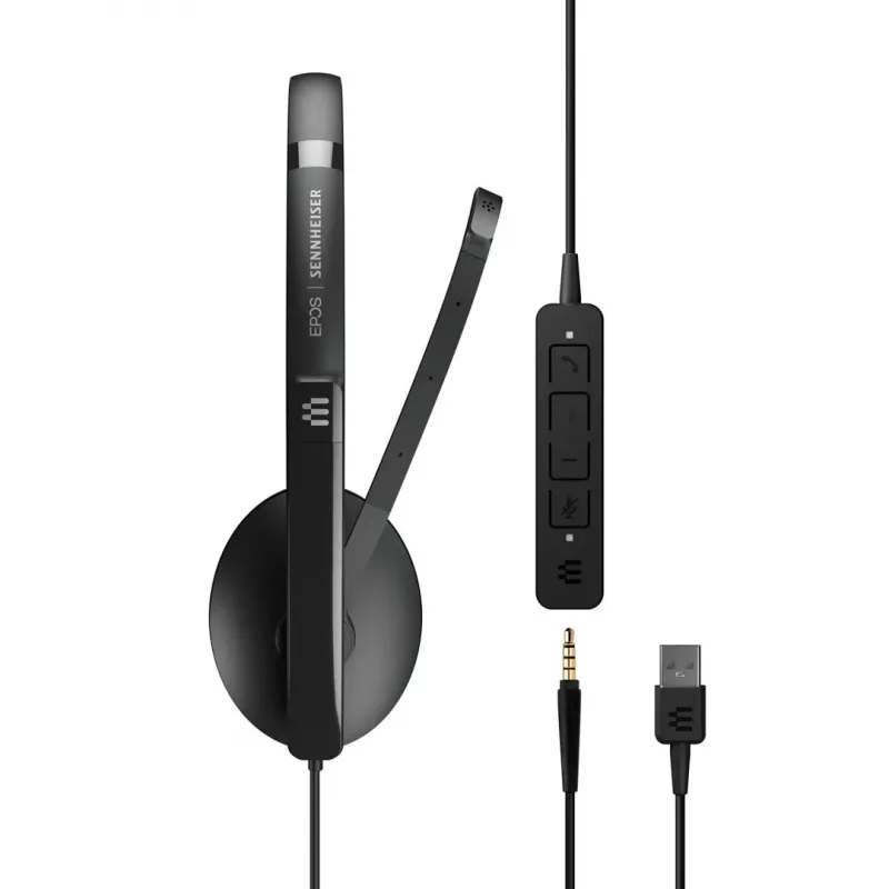 EPOS ADAPT 135 USB II headset com fios headset escritório/call center USB Type-A preto