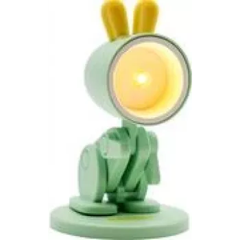 Candeeiro de mesa LED RealPower 486318 verde amarelo 1 lâmpada pilha