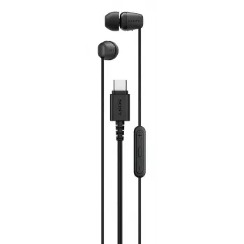 Headset Sony IER-EX15C Com fios In-Ear Chamadas/Música USB Type-C Preto
