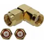 Conector de cabo DELOCK 89949 RP-SMA dourado