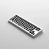 Caixa para teclado gaming AKKO MonsGeek M7 VIA Barebone Kit prateada — caixa barebone para teclados mecânicos, compatível com firmware VIA