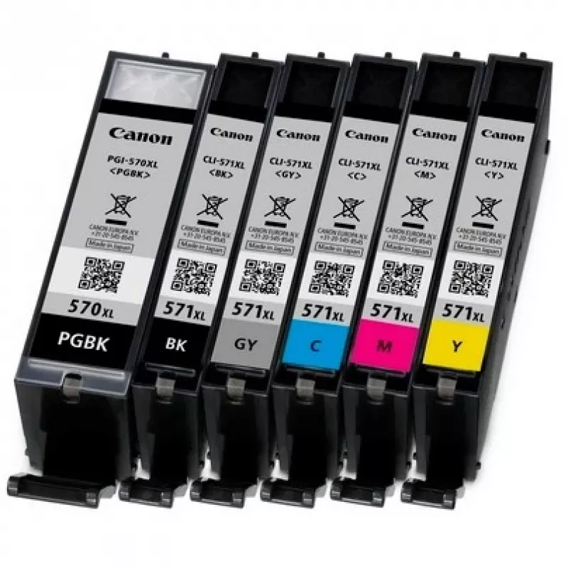 Tinteiro Canon CLI-571GY XL 1 unid. Original High (XL) Yield cinzento