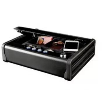 MASTER LOCK MLD08E Cofre preto aço inoxidável