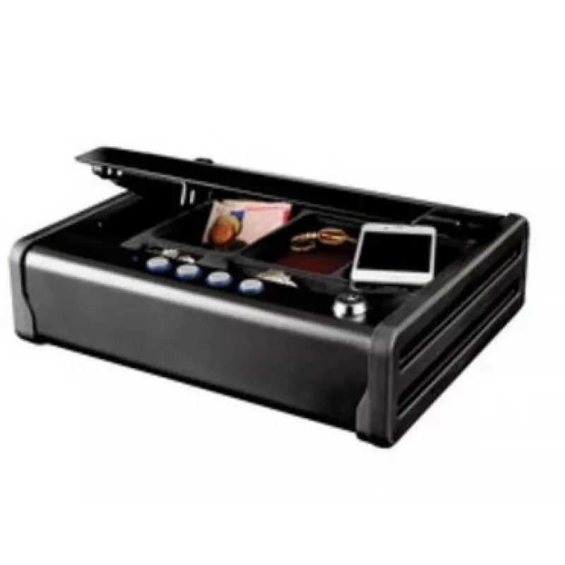 MASTER LOCK MLD08E Cofre preto aço inoxidável