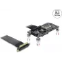 Adaptador DELOCK PCI Express 3.0 x4 para M.2 Key M, cabo de 10 cm, modelo 64357