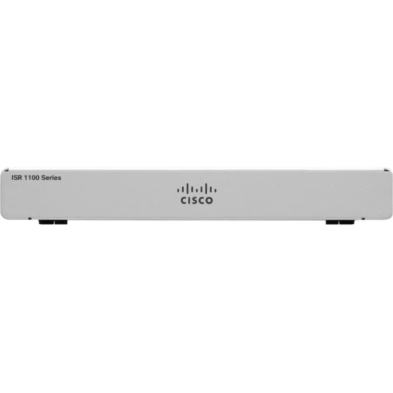 Router Cisco C1101-4P — Router de mesa Integrated Services, 4 portas Gigabit Ethernet (GbE), GE WAN, USB 3+, 1 ano de garantia