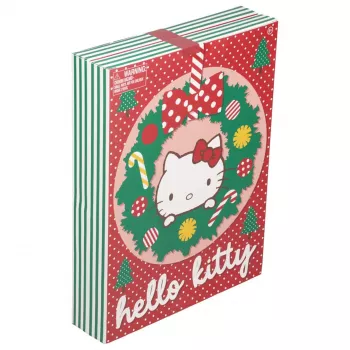 Calendário de advento Paladone Hello Kitty papelaria conjunto de 24 dias com presentes diários de papelaria