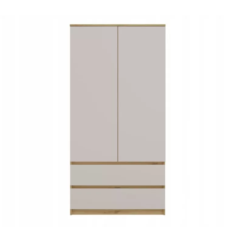 MALWA SS-90 guarda-roupa Artisan-Eiche/Kaschmir
