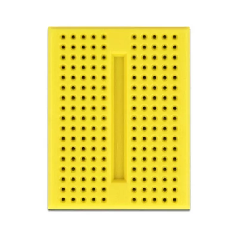 Placa de prototipagem DELOCK 18320 — placa de protótipos de plástico, amarelo, 36×46×10 mm