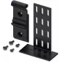 Kit de montagem TELTONIKA PR5MEC23 — ABS preto e aço para instalação segura do dispositivo