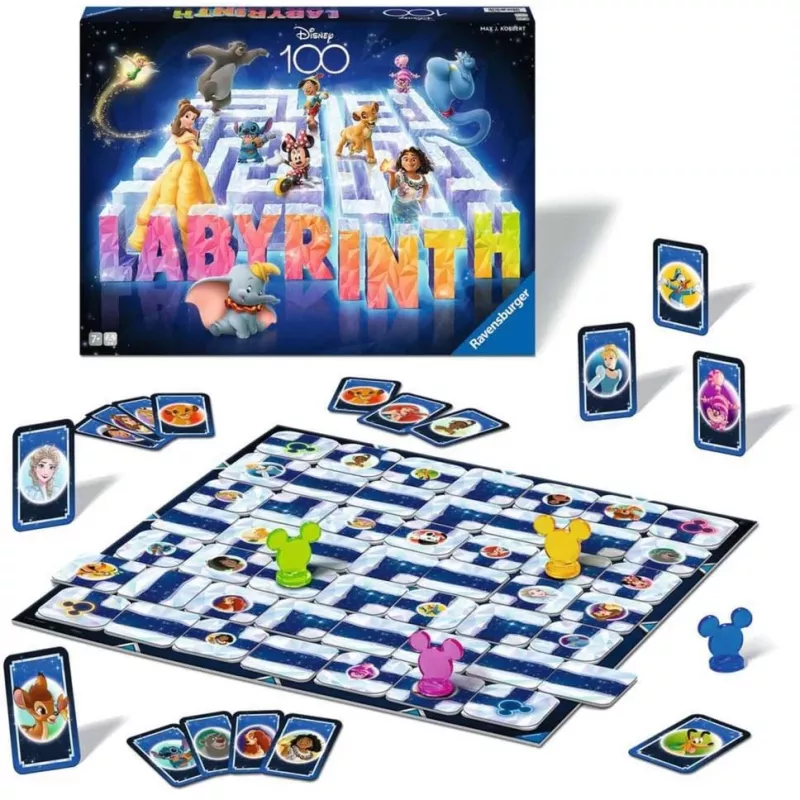 Disney 100 Labirinto, jogo de tabuleiro