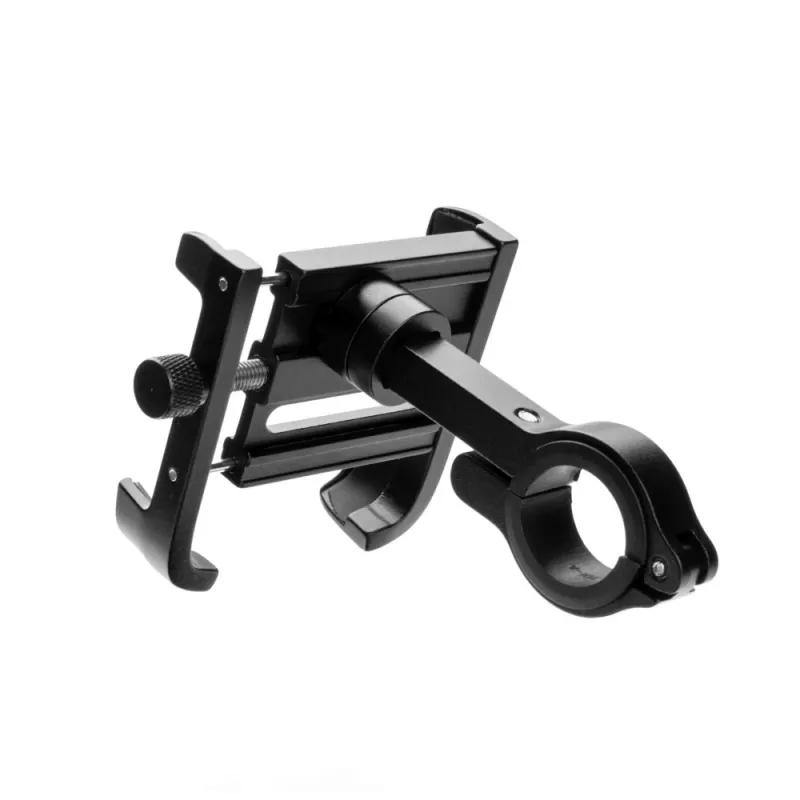 Suporte para tablet e smartphone FIXED Holder Fixed Bikee ALU 2 ajustável 360° preto, alumínio, suporte de fixação ajustável
