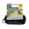 Saco de dormir retangular Cocoon TravelSheet seda cinzento