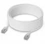 Cabo de rede Ubiquiti UACC-Cable-Patch-EL-C6A-12M-W RJ-45 Cat6a 12m branco transparente