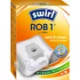 Sacos para aspirador SWIRL EcoPor ROB1 sacos de substituição compatíveis para vários aspiradores, microfiltro de papel, pack de 5
