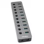 Adaptador USB Type-A 3.0 – 10 portas USB 3.0 com interruptores