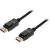 Cabo DisplayPort 1.4 (macho > macho) 8K (preto, 5 metros)