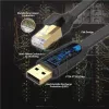 Unitek Y-SP02001B cabo de consola USB 2.0 para RJ-45, 1,8 m, preto
