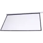 Tela de projeção EUROLITE 300 cm 16:9 modelo 80901163 para montagem na parede ou no teto