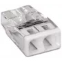 Wago 2273-202 conector/separador de cabos transparente, branco
