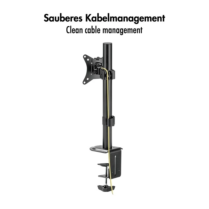 Suporte para monitor 17-32, máx. 9 kg, preto