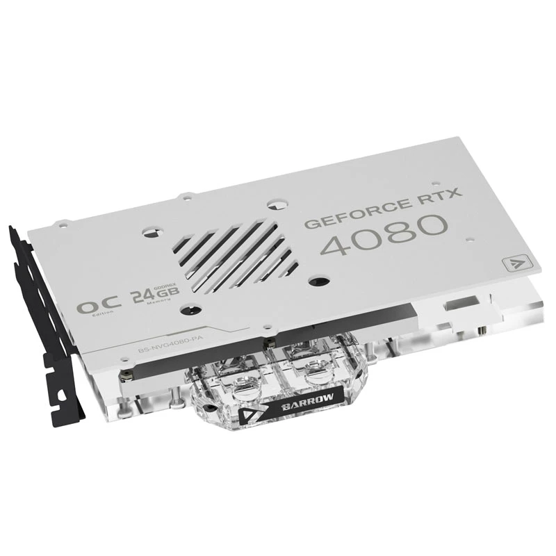 Bloco de refrigeração líquida Barrow LRC2.0 para RTX 4080 FE Aurora RGB acrílico