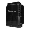 Caixa de terminação de fibra ótica Extralink Jennifer 16 fibras preta com conector