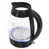 Lafe Essential XL CEG016 chaleira elétrica de vidro, 2 l, 2200 W, preta