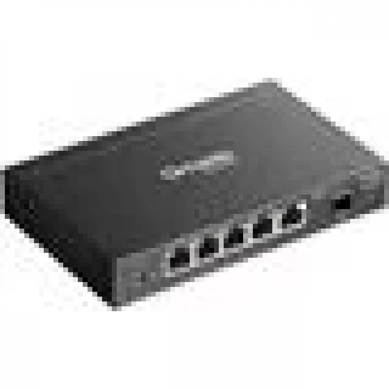 Switch de rede TP‑LINK SG2206MP L2 Gigabit Ethernet PoE 5 portas (5x Gigabit, 1x SFP, PoE+ 4 portas, orçamento 63W)