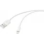 Cabo USB Renkforce USB 2.0 ficha USB-A, ficha Apple Lightning 2,00 m branco (mate) RF-5724086 (RF-5724086)